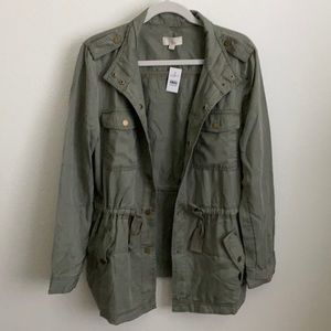 Loft Drawstring Utility Jacket